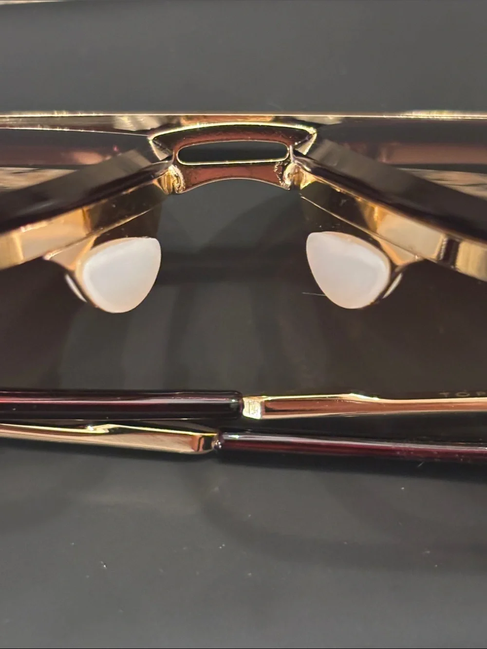 TopFoxx Bella Coffee Tangle Free Aviator Sunglasses | NWT